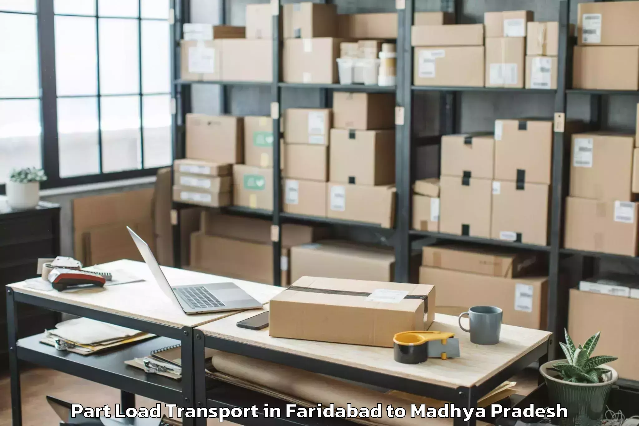 Efficient Faridabad to Rithi Part Load Transport